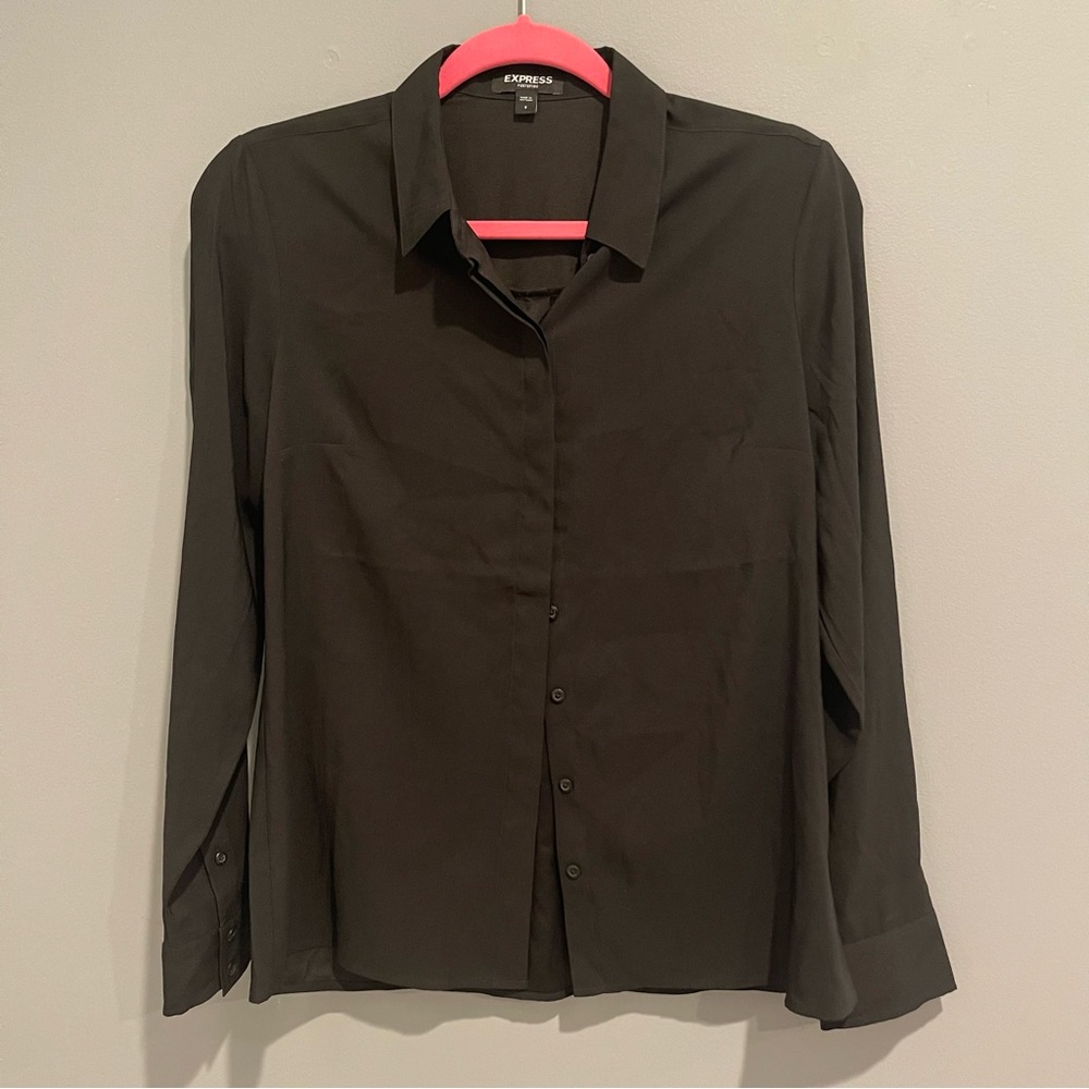 Express Black Portofino Shirt